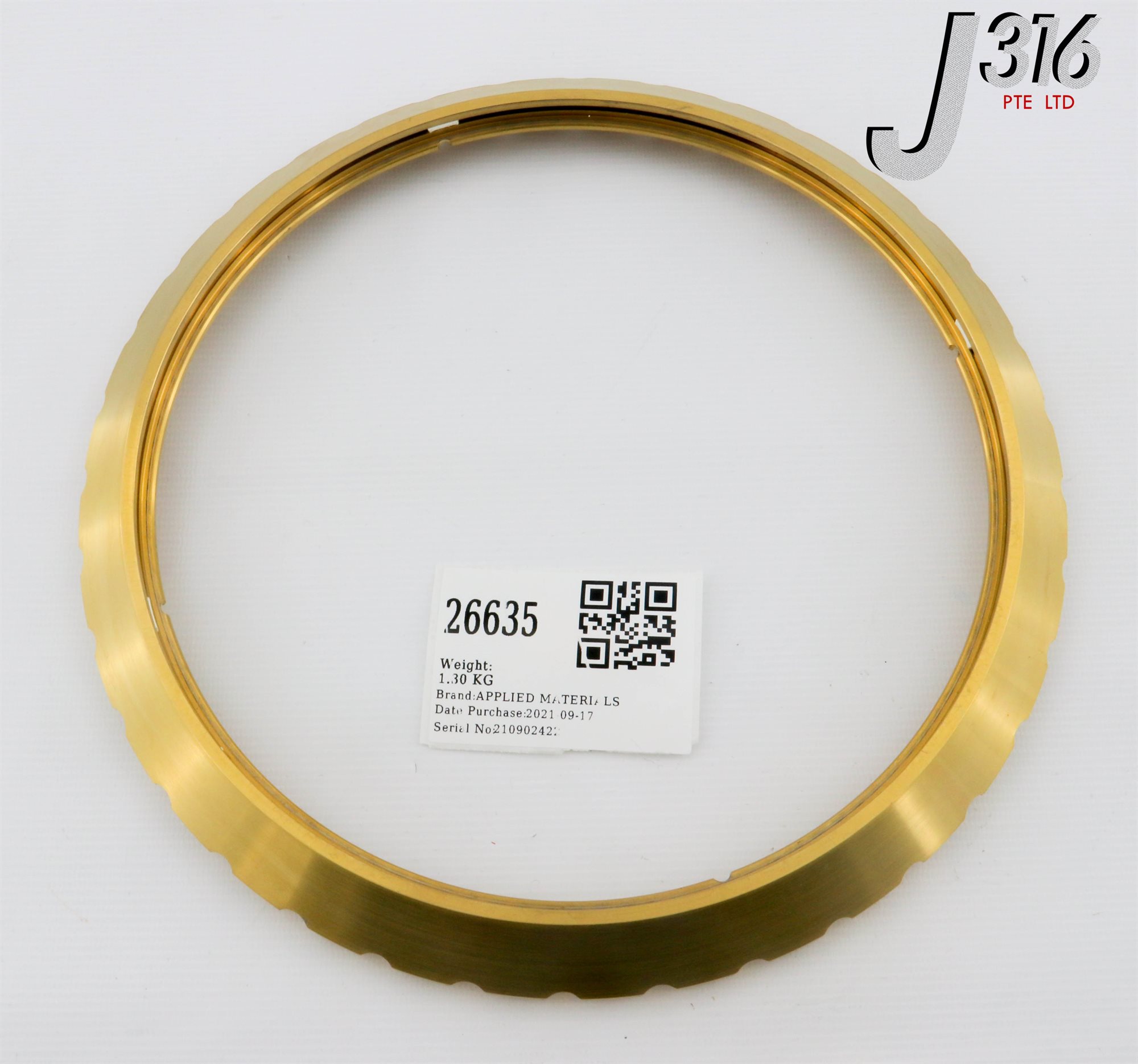 専用 1 26635 APPLIED MATERIALS RACE,UPPER,BEARING, UPPER ROTATION, RTP